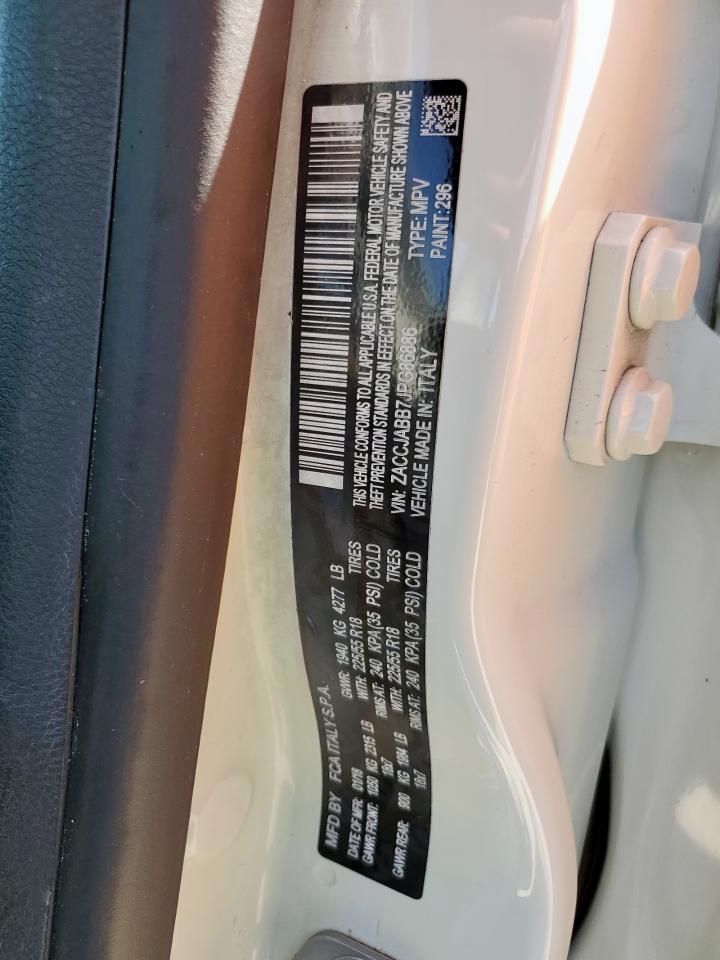 2018 Jeep Renegade Latitude VIN: ZACCJABB7JPG86886 Lot: 80144975