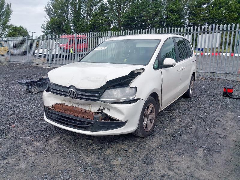 2011 VOLKSWAGEN SHARAN S for sale at Copart BELFAST