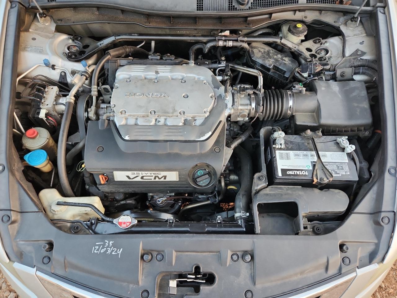 2010 Honda Accord Exl VIN: 1HGCP3F89AA012300 Lot: 71410615