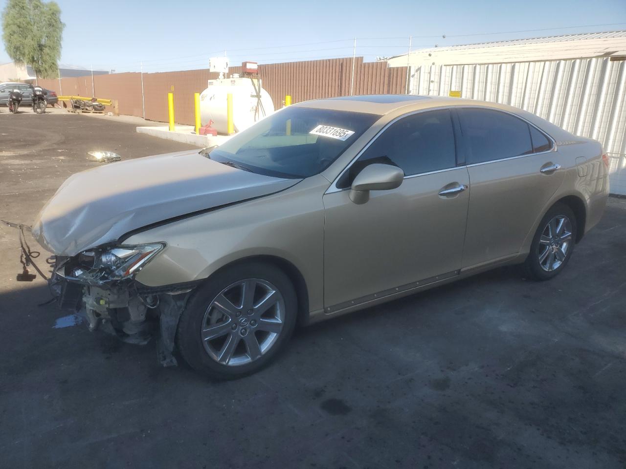 2008 Lexus Es 350 beige null gas JTHBJ46GX82217944 photo #1