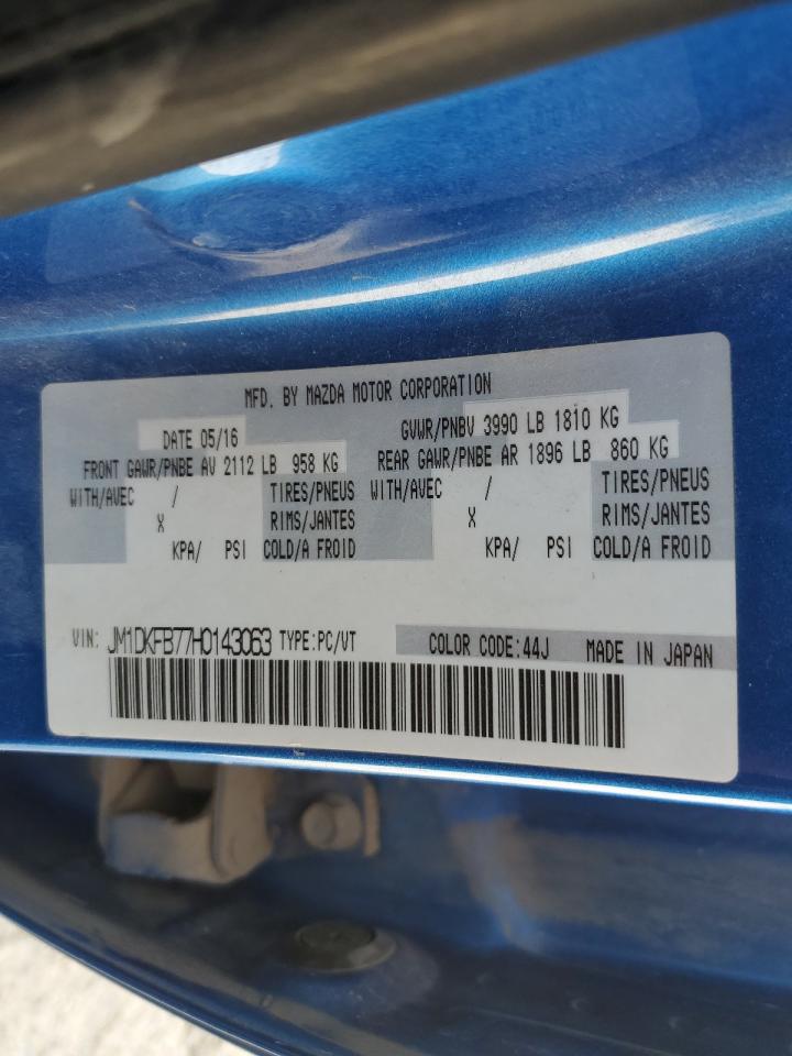 2017 Mazda Cx-3 Sport VIN: JM1DKFB77H0143063 Lot: 81162765