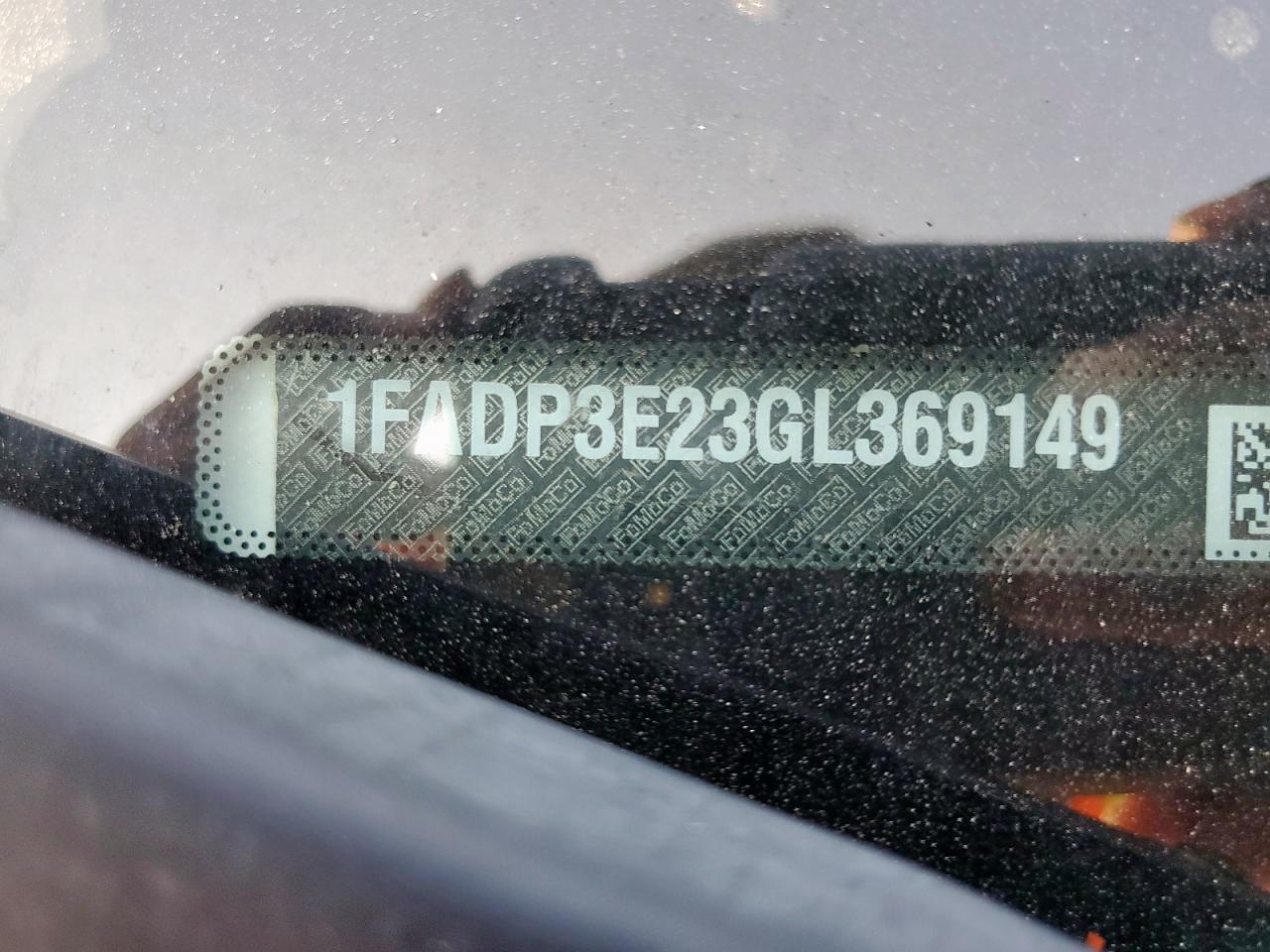 2016 Ford Focus S VIN: 1FADP3E23GL369149 Lot: 81866595