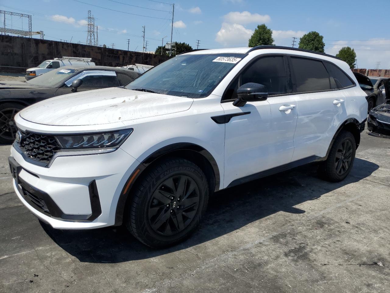 KIA SORENTO 2021. Lot# 80573635. VIN 5XYRHDLF3MG062760. Photo 1