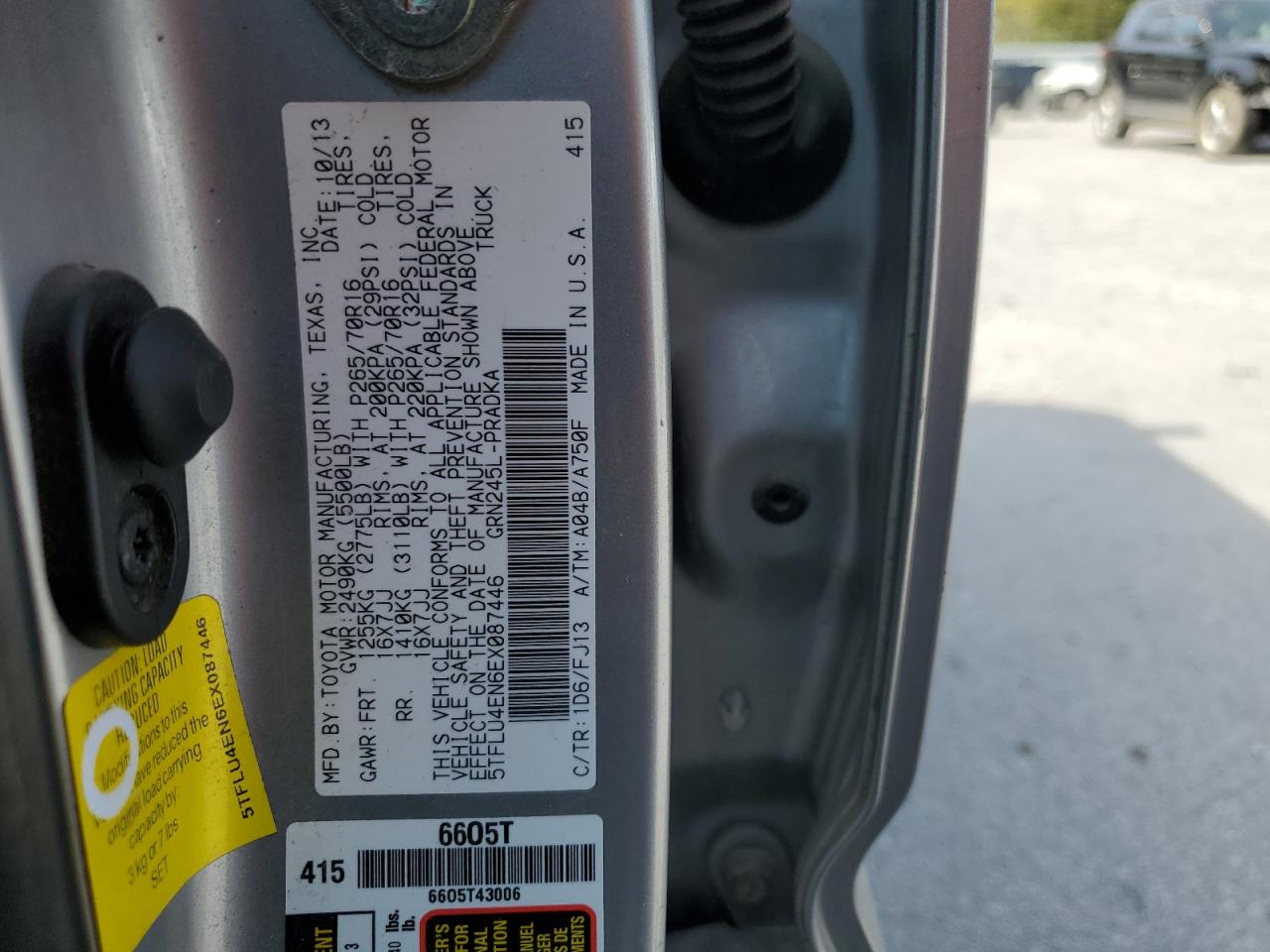 2014 Toyota Tacoma Double Cab VIN: 5TFLU4EN6EX087446 Lot: 80664315