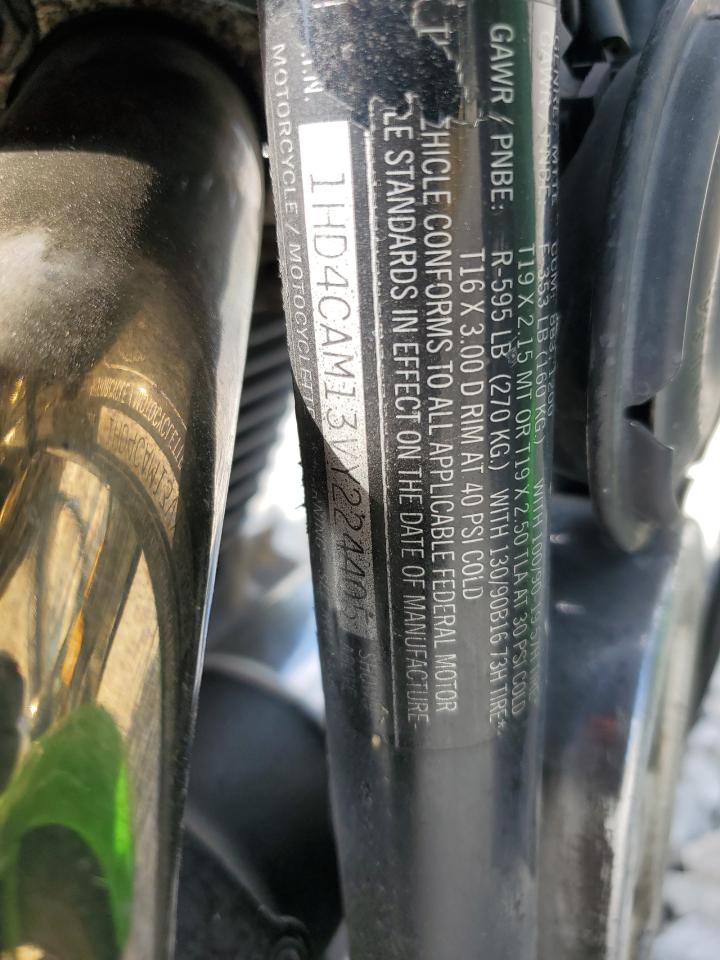 1997 Harley-Davidson Xl883 VIN: 1HD4CAM13VY224405 Lot: 71677165