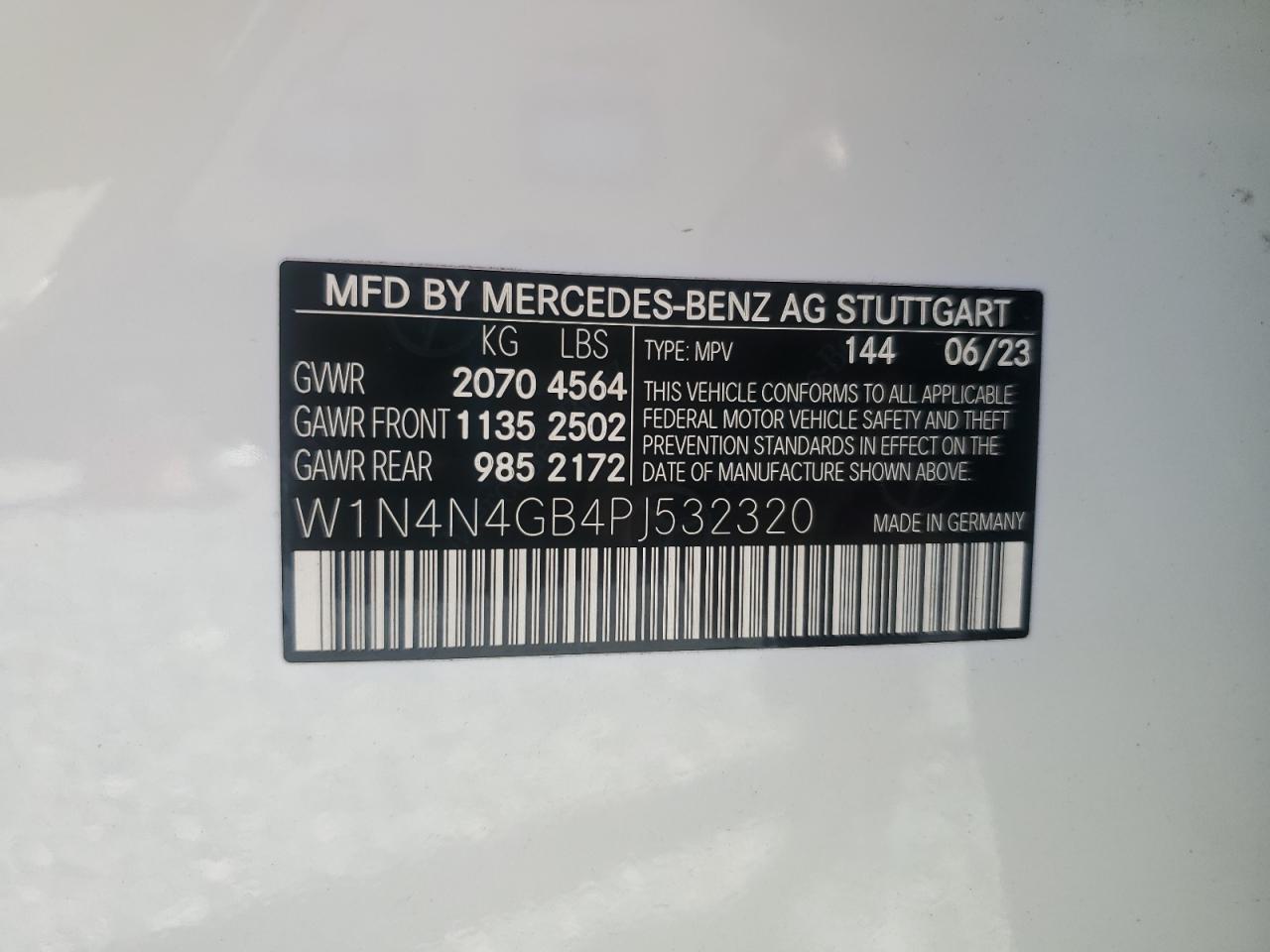 2023 Mercedes-Benz Gla 250 VIN: W1N4N4GB4PJ532320 Lot: 80538125