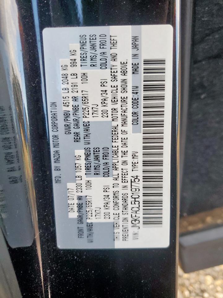 2017 Mazda Cx-5 Touring VIN: JM3KFACL5H0197754 Lot: 84240635