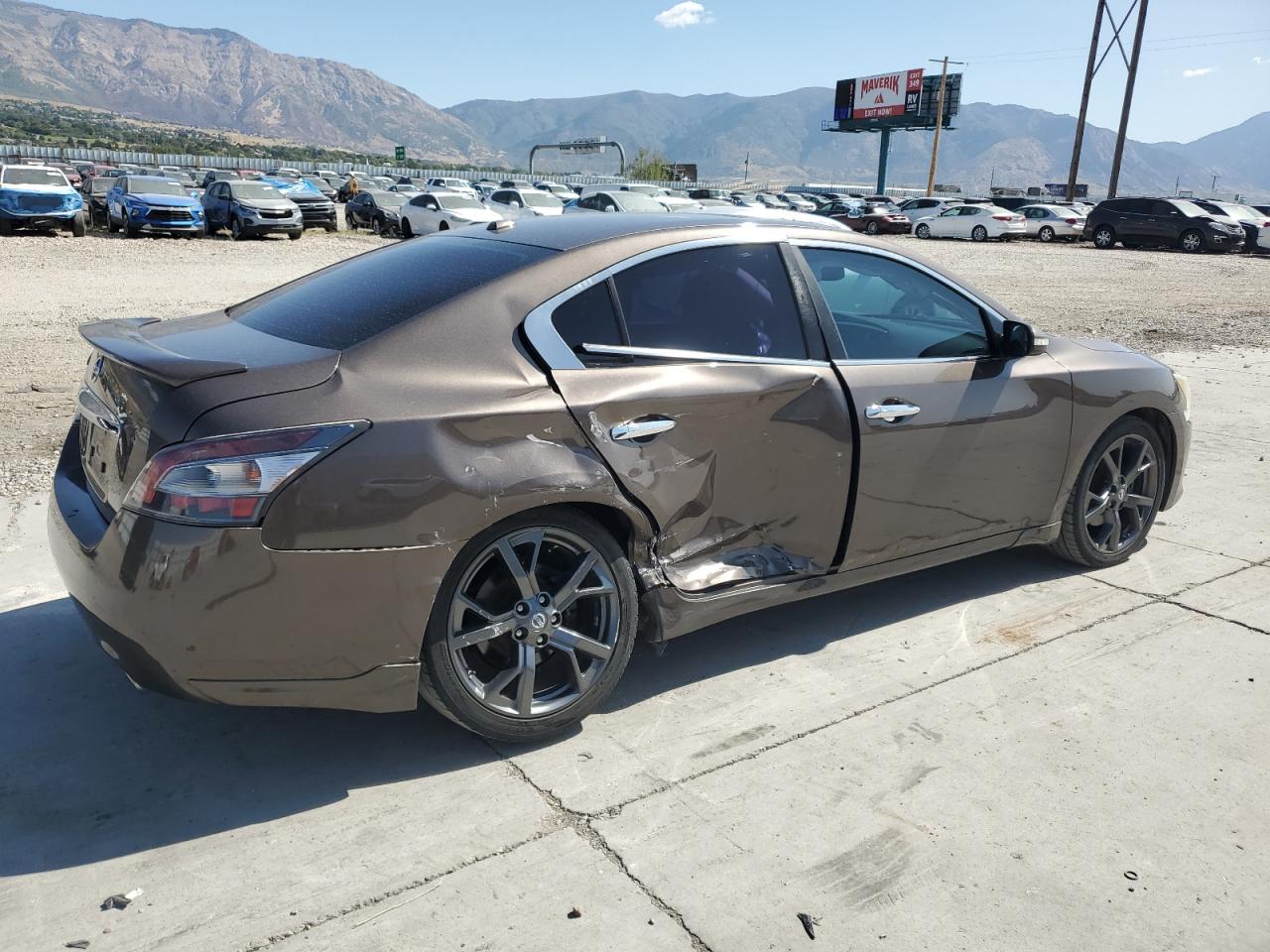 2014 Nissan Maxima S brown null gas 1N4AA5AP2EC430702 photo #4
