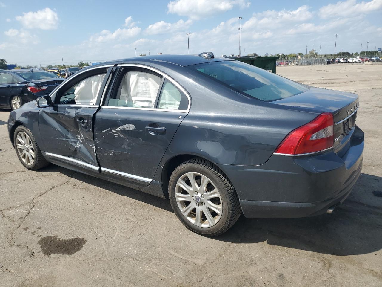 2010 Volvo S80 3.2 grey null gas YV1982AS8A1122574 photo #3