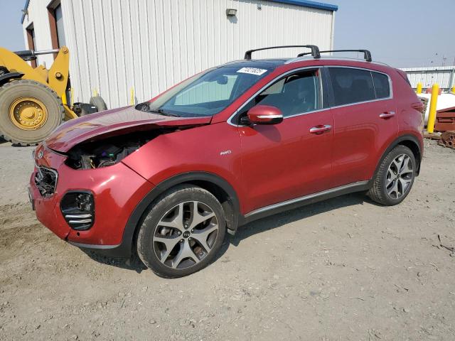  KIA SPORTAGE 2017 Красный