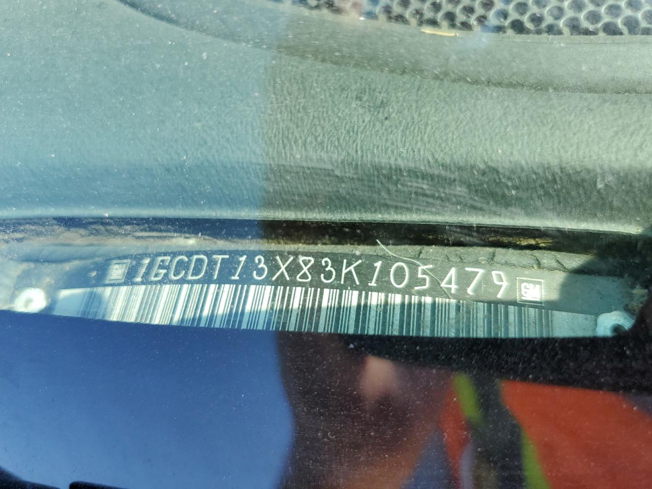 2003 Chevrolet S Truck S10 VIN: 1GCDT13X83K105479 Lot: 81299325