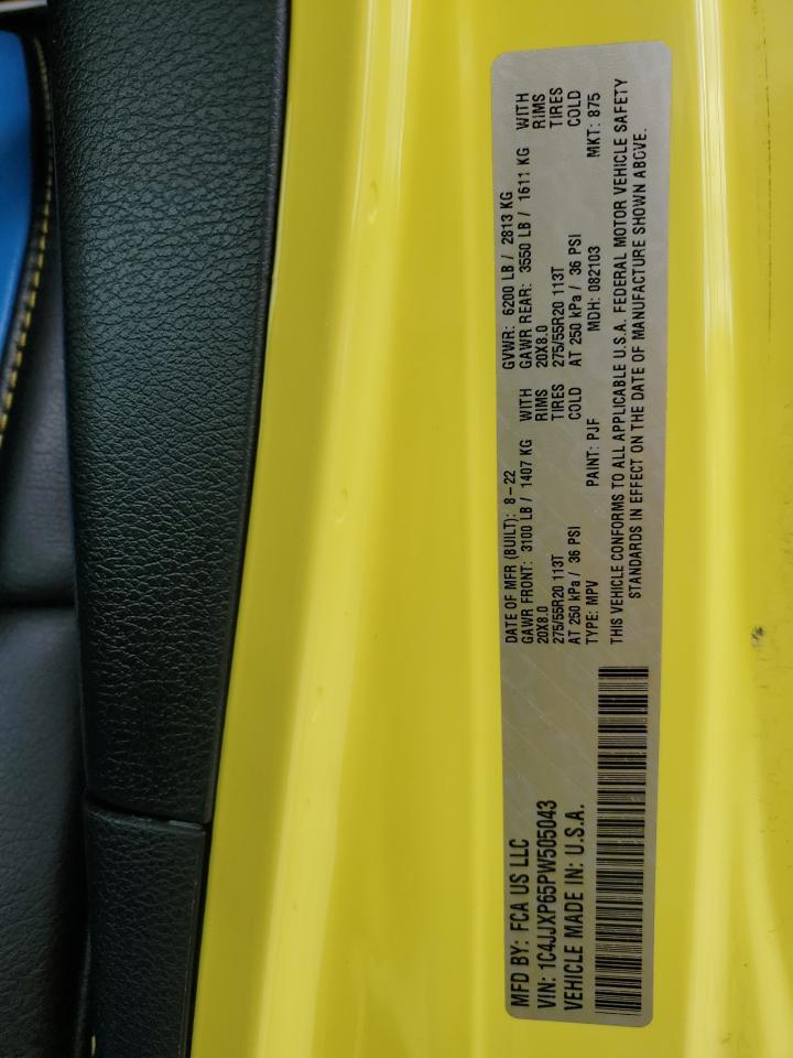 2023 Jeep Wrangler Sahara 4Xe VIN: 1C4JJXP65PW505043 Lot: 71843055