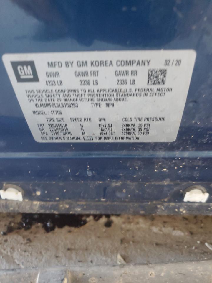 2020 Buick Encore Gx Essence VIN: KL4MMFSL5LB108293 Lot: 84164135