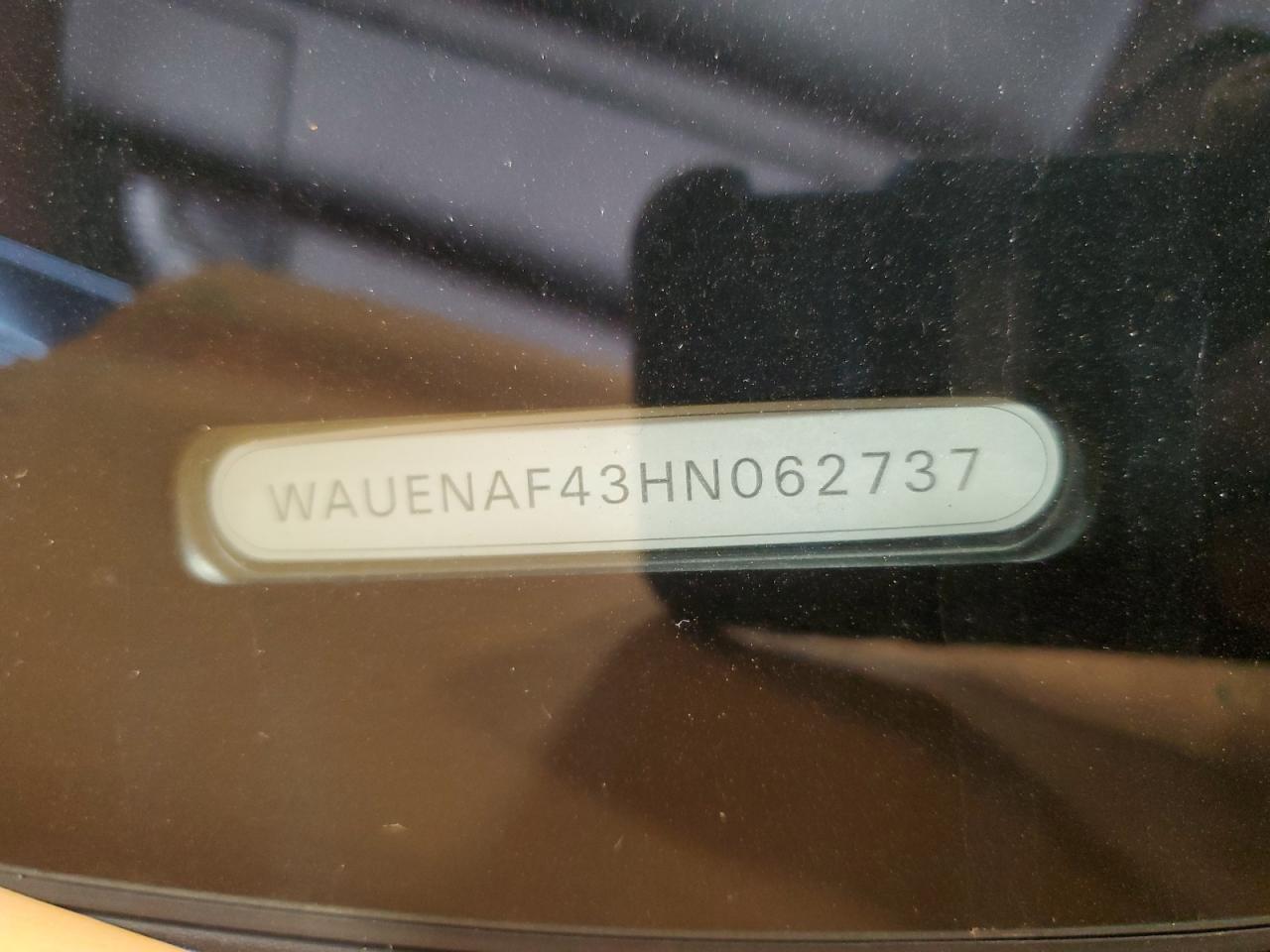 2017 Audi A4 Premium Plus VIN: WAUENAF43HN062737 Lot: 81386035