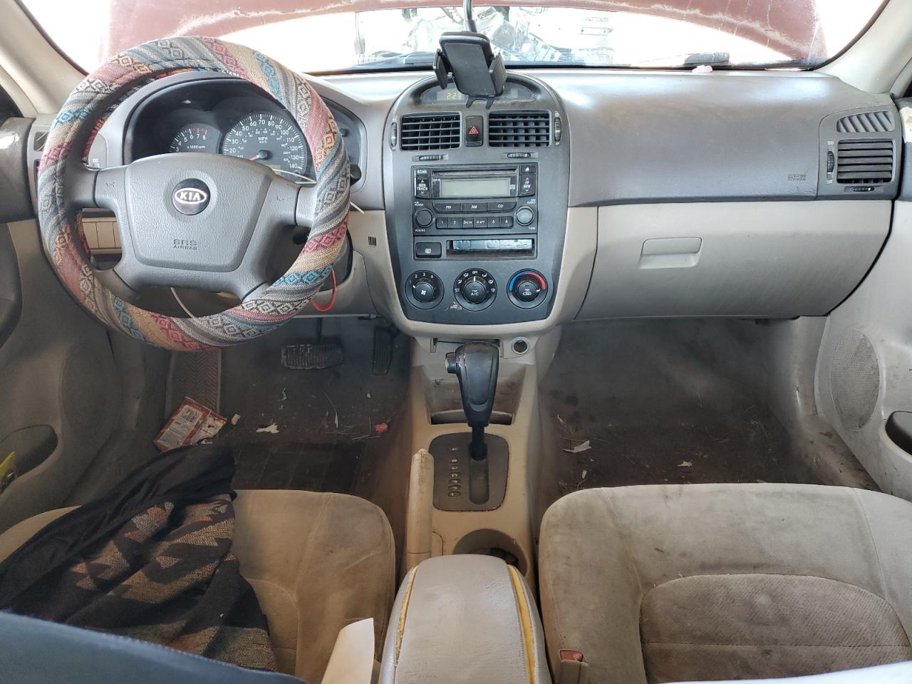 2006 Kia Spectra Lx VIN: KNAFE121865298233 Lot: 81571765
