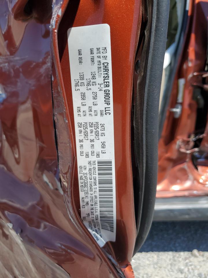 2014 Dodge Journey Sxt VIN: 3C4PDCBG6ET235141 Lot: 71271175