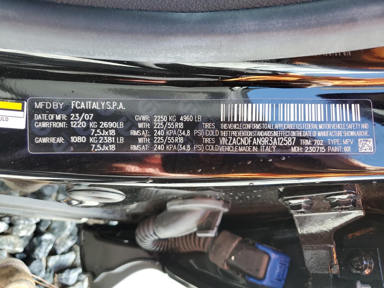 2024 Dodge Hornet Gt VIN: ZACNDFAN9R3A12587 Lot: 68730785