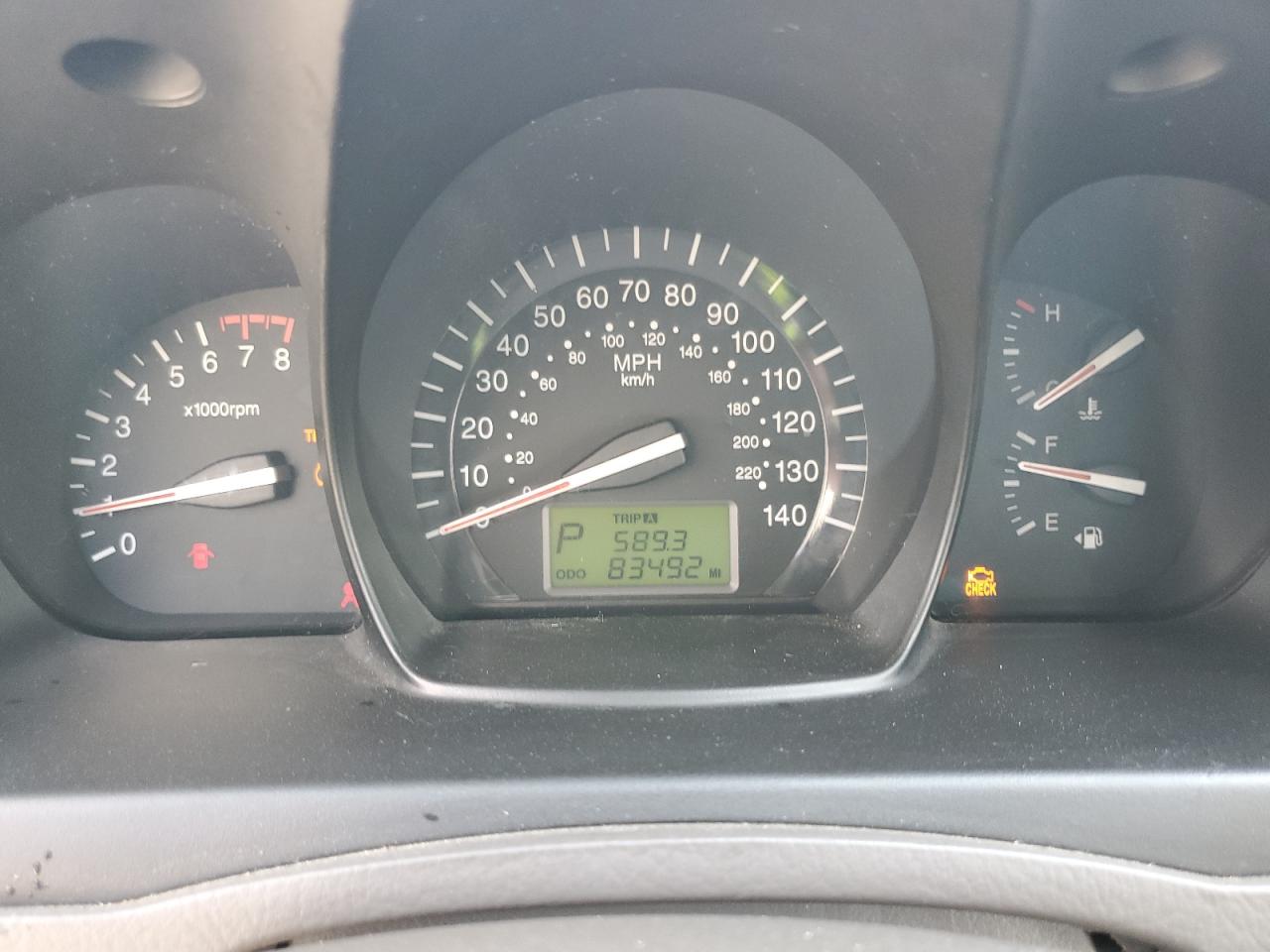 2008 Kia Spectra Ex VIN: KNAFE121685547759 Lot: 84223565