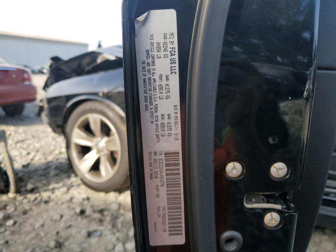 2018 Dodge Challenger Sxt VIN: 2C3CDZAG4JH310770 Lot: 84802755