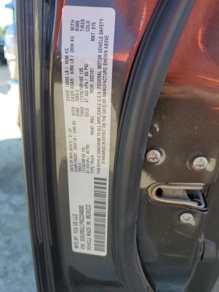 2024 Ram 2500 Tradesman VIN: 3C6UR5CJ7RG234600 Lot: 80451395