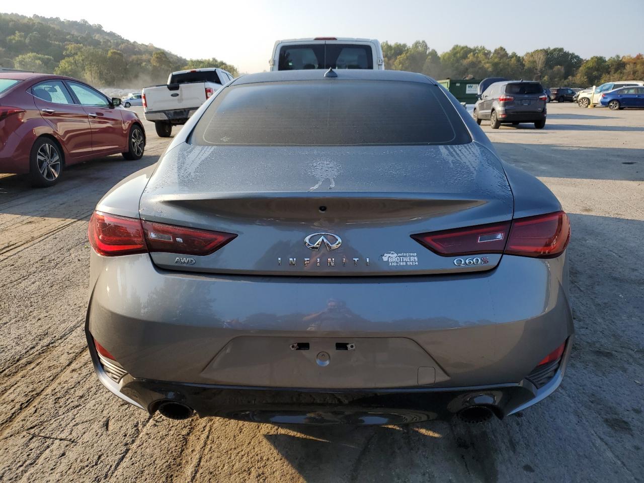 2017 Infiniti Q60 Red Sport 400 VIN: JN1FV7EL8HM700086 Lot: 81381115