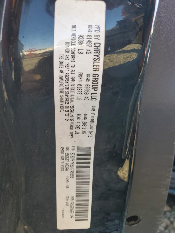 2013 Fiat 500 Pop VIN: 3C3CFFAR9DT749095 Lot: 71012755