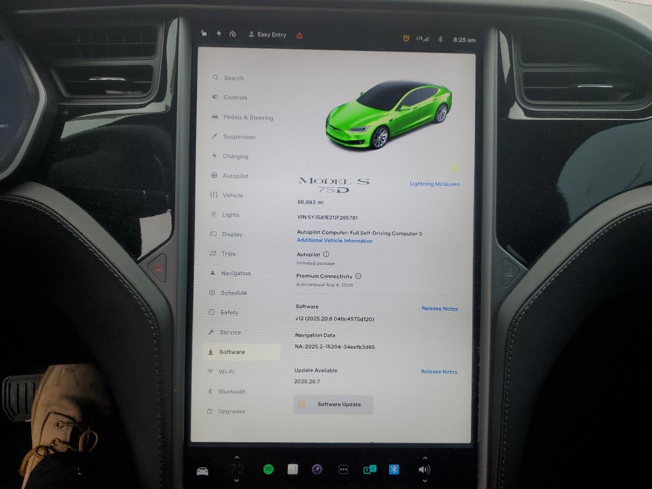 2018 Tesla Model S VIN: 5YJSA1E21JF295781 Lot: 80290815