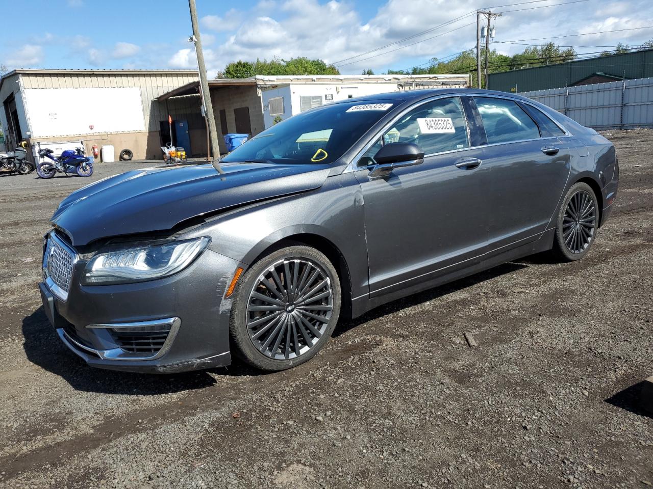 2018 Lincoln Mkz Reserve grey null gas 3LN6L5FC0JR607772 photo #1