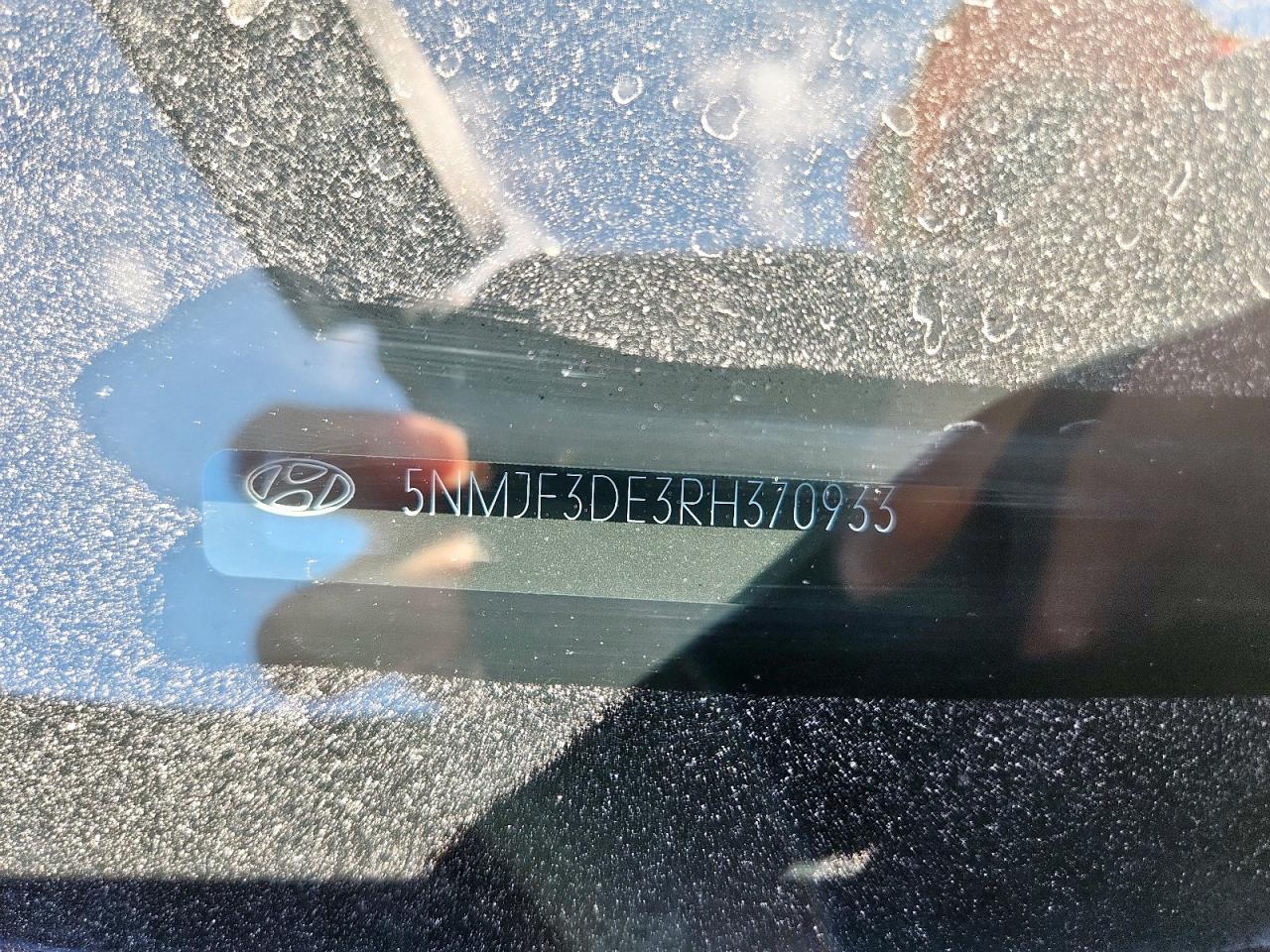 2024 Hyundai Tucson Sel VIN: 5NMJF3DE3RH370933 Lot: 83875205