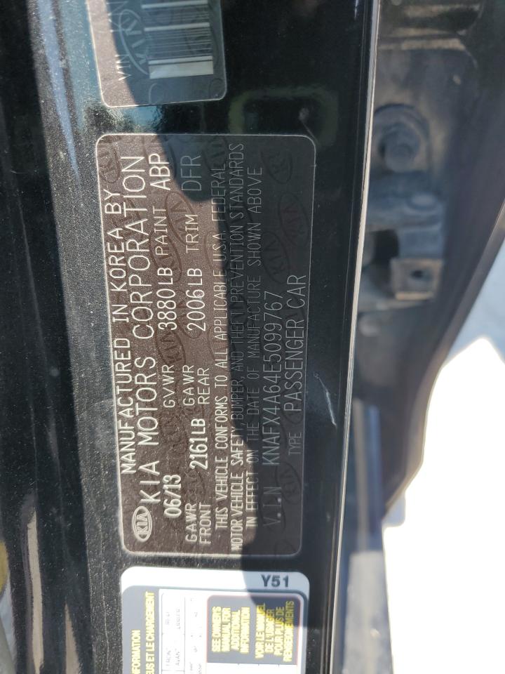 2014 Kia Forte Lx VIN: KNAFX4A64E5099767 Lot: 71844175