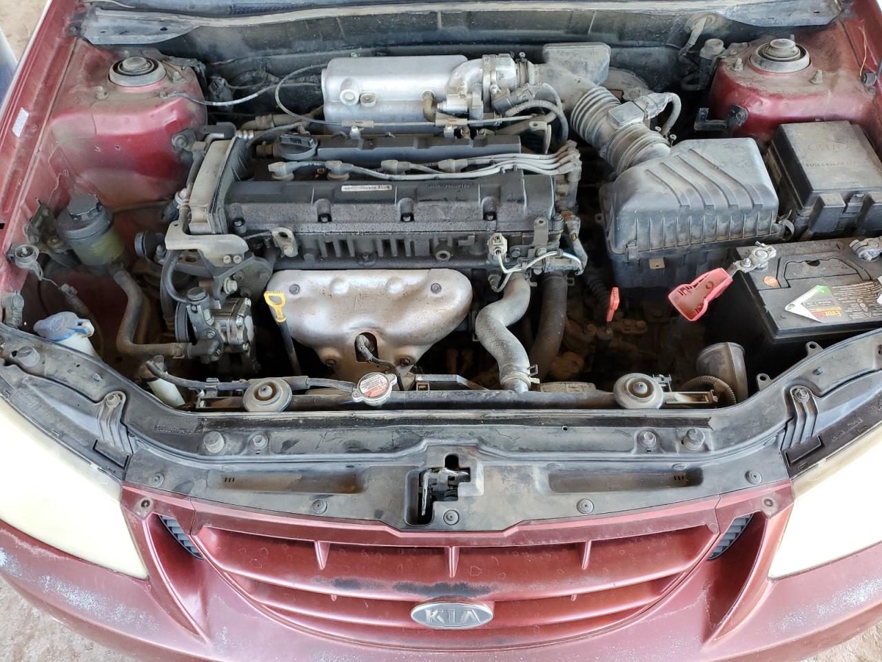 2006 Kia Spectra Lx VIN: KNAFE121865298233 Lot: 81571765