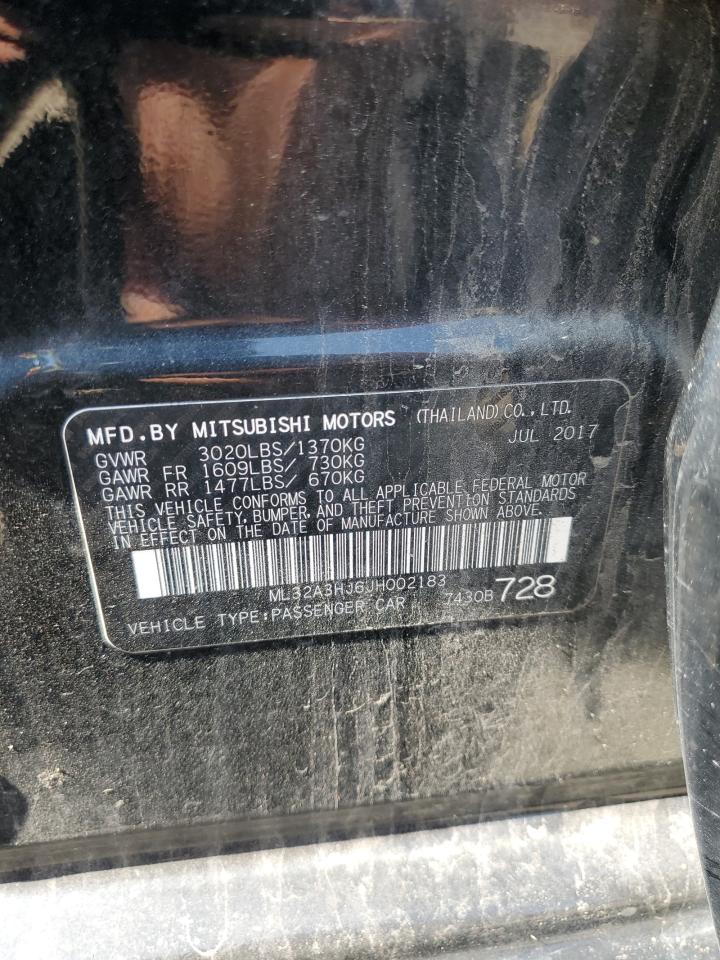 2018 Mitsubishi Mirage Es VIN: ML32A3HJ6JH002183 Lot: 81398115