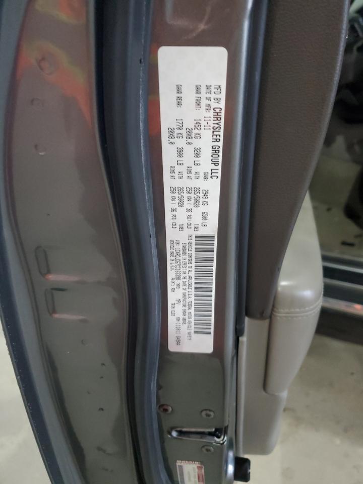 2012 Dodge Durango Crew VIN: 1C4RDJDG7CC163398 Lot: 81640595