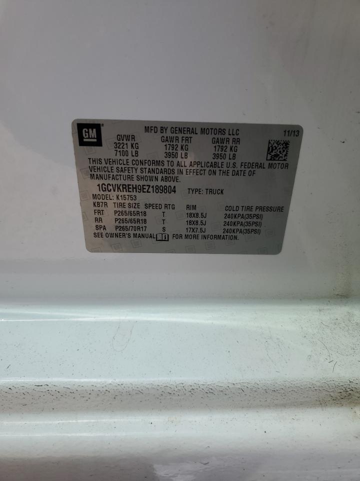 2014 Chevrolet Silverado K1500 Lt VIN: 1GCVKREH9EZ189804 Lot: 82104805