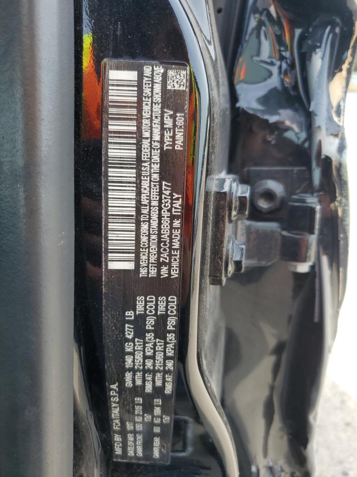 2017 Jeep Renegade Latitude VIN: ZACCJABB6HPG37477 Lot: 71896645