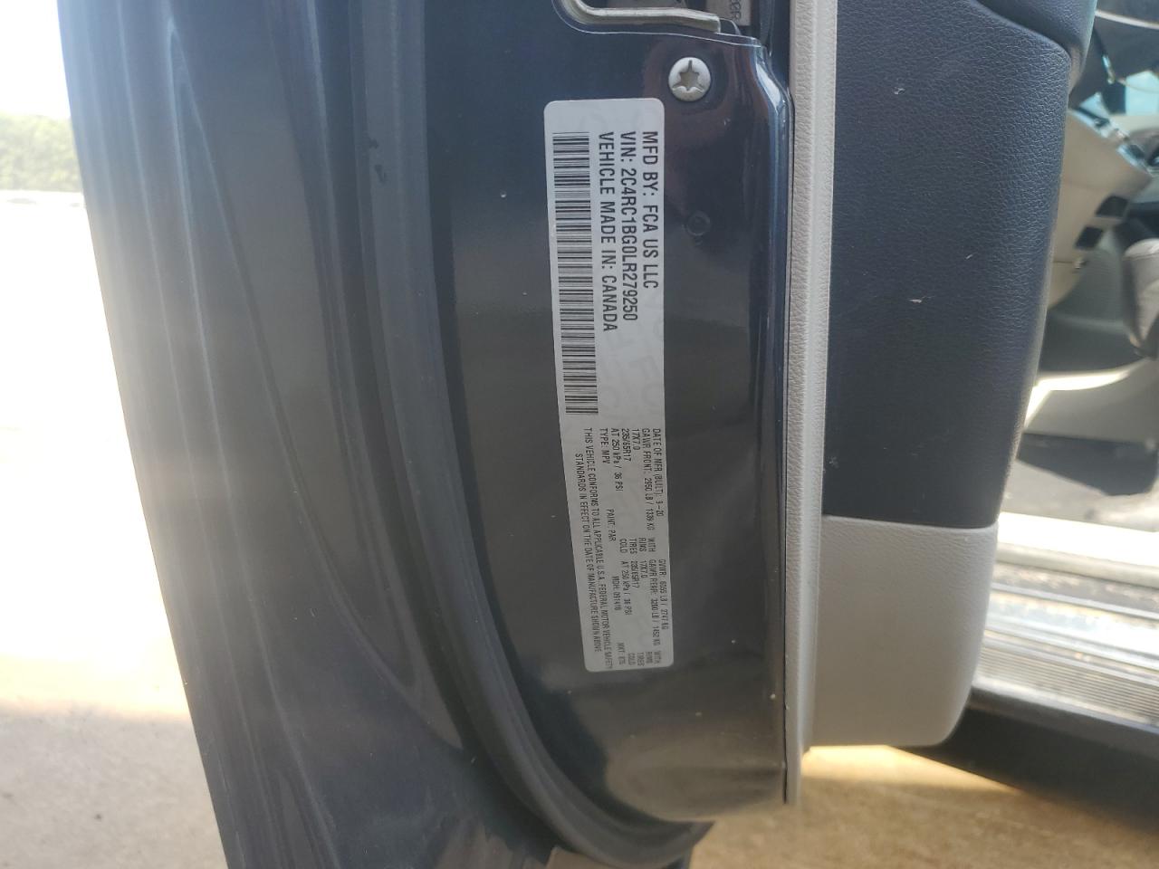 2020 Chrysler Pacifica Touring L VIN: 2C4RC1BG0LR279250 Lot: 84646455