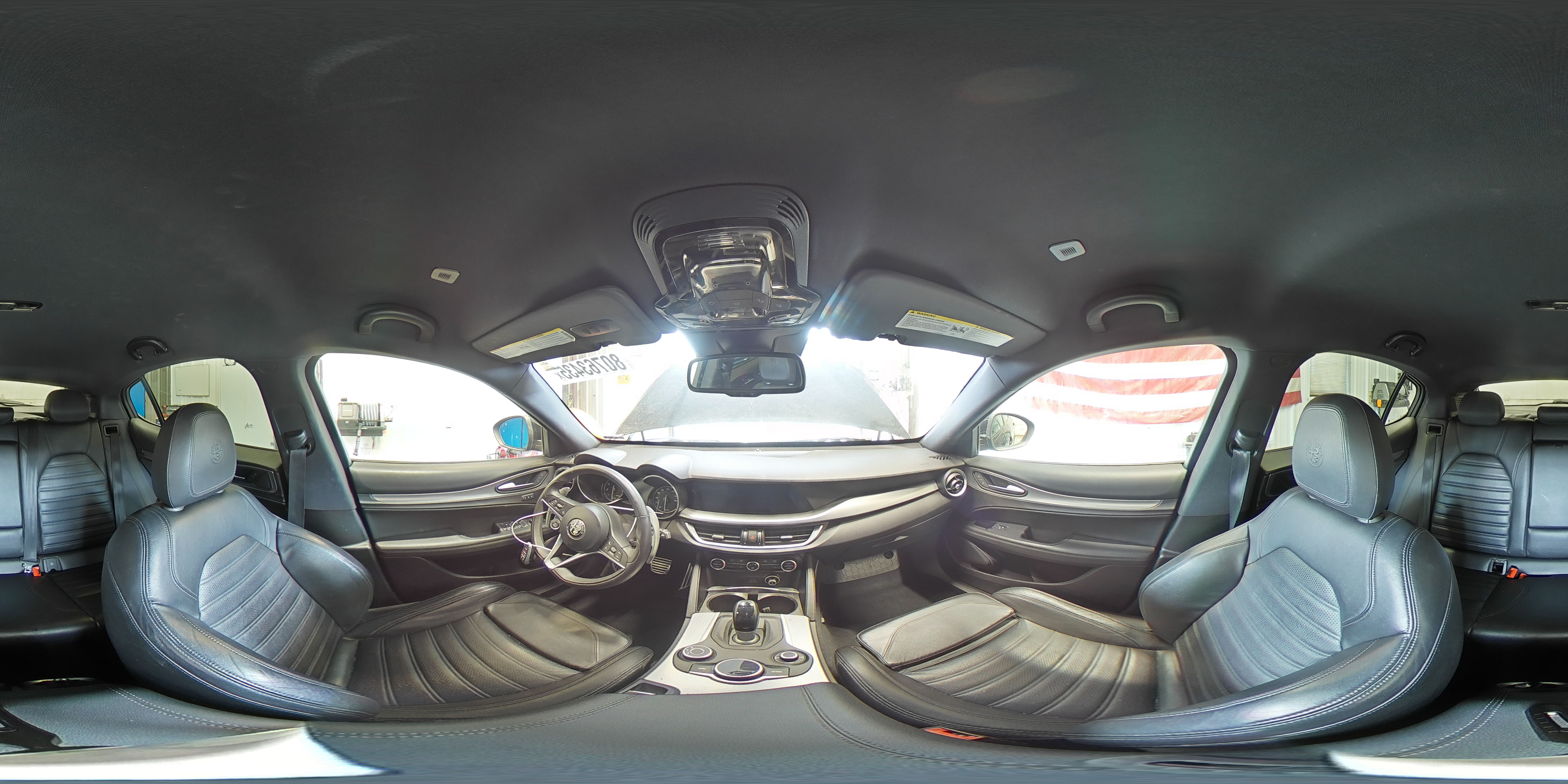 2018 Alfa Romeo Stelvio Ti Sport VIN: ZASFAKNN7J7B61100 Lot: 80763435