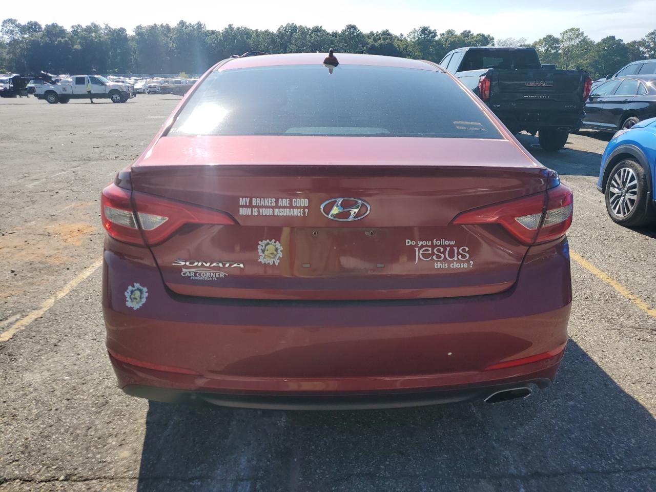 2015 Hyundai Sonata Se VIN: 5NPE24AF9FH185137 Lot: 80655825