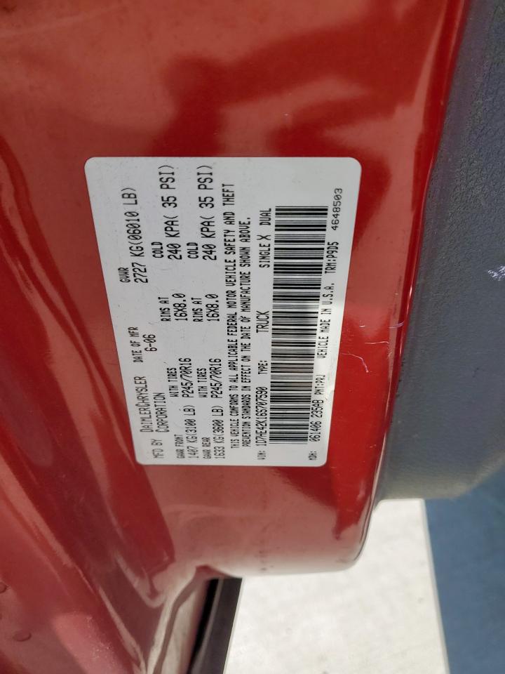 2006 Dodge Dakota Slt VIN: 1D7HE42K16S707590 Lot: 83998715