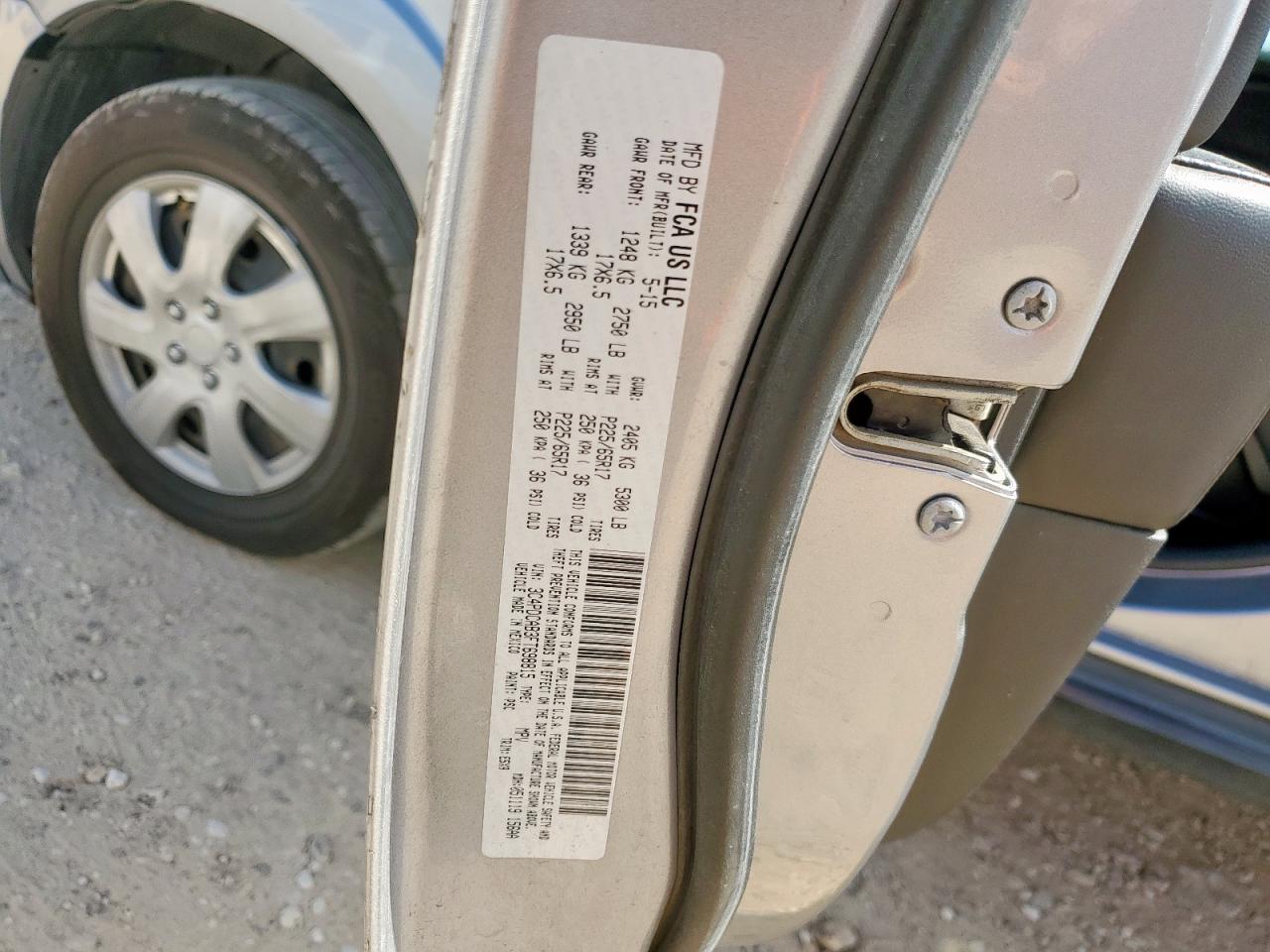 2015 Dodge Journey Se VIN: 3C4PDCAB3FT698815 Lot: 80844565