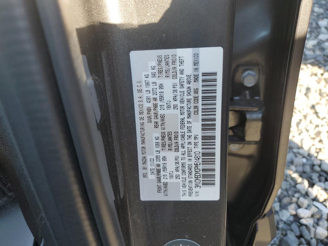 2023 Mazda Cx-30 Premium VIN: 3MVDMBDM0PM514810 Lot: 71464555