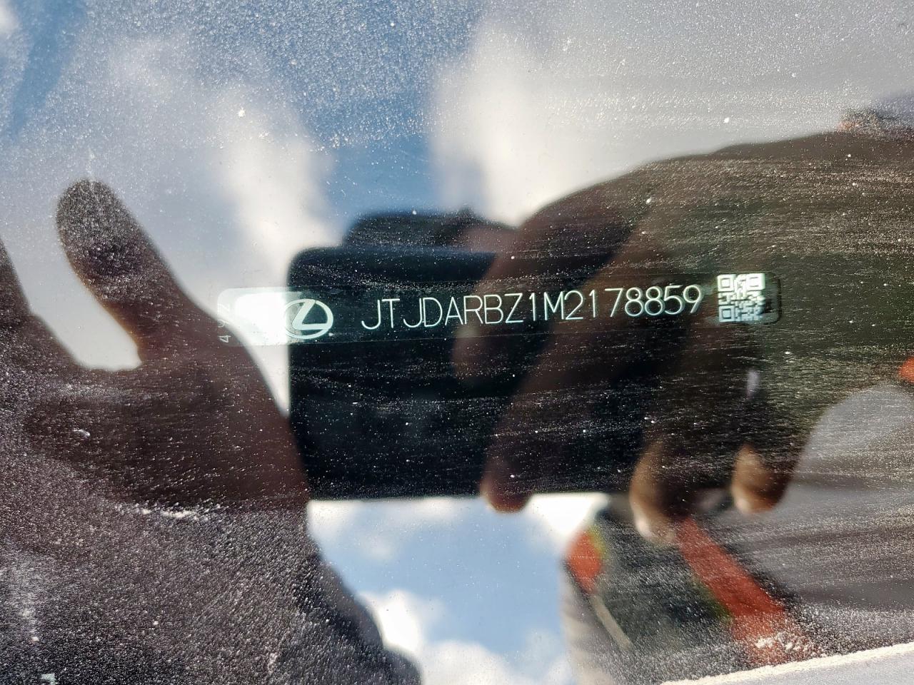 2021 Lexus Nx 300 Base VIN: JTJDARBZ1M2178859 Lot: 81646125