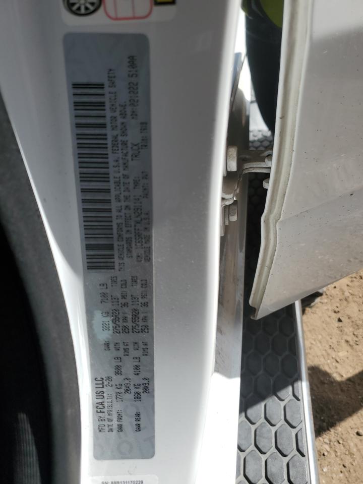 2020 Ram 1500 Big Horn/Lone Star VIN: 1C6SRFFTXLN291141 Lot: 91904525