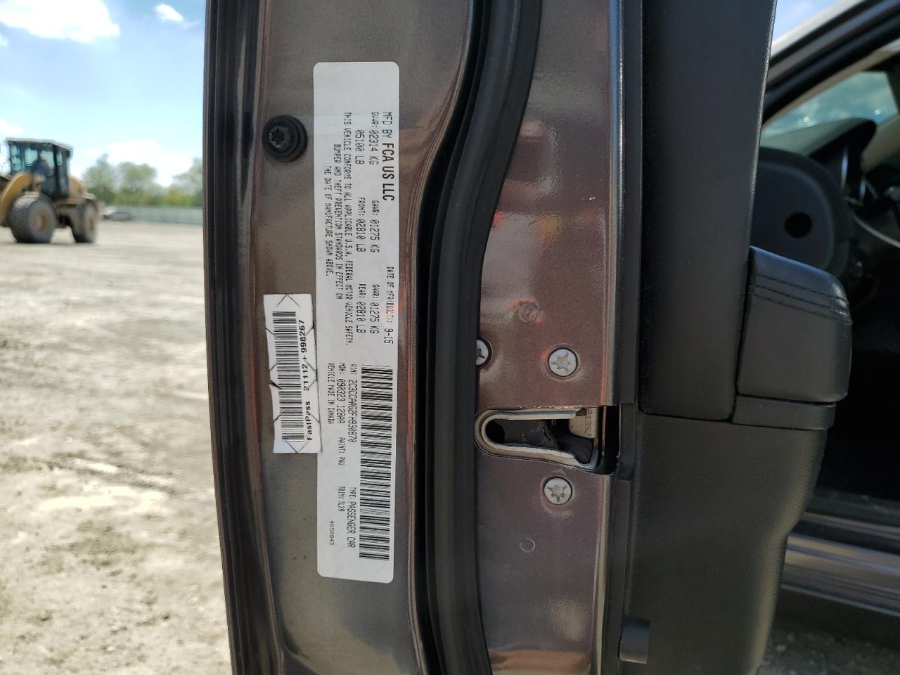 2015 Chrysler 300 Limited VIN: 2C3CCAAG2FH930870 Lot: 71016965