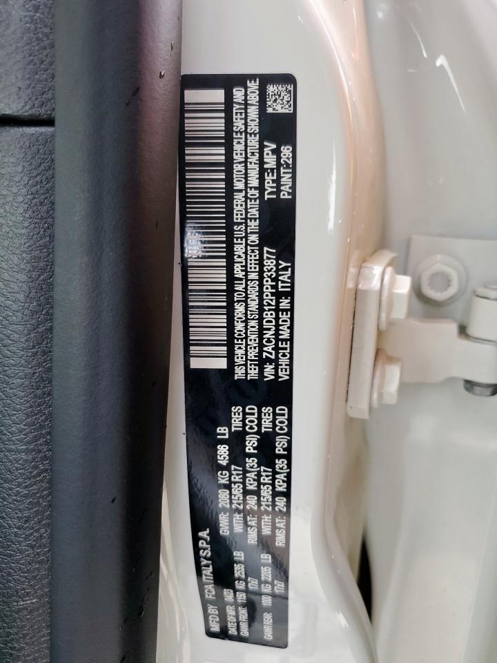 2023 Jeep Renegade Latitude VIN: ZACNJDB12PPP33877 Lot: 82034825