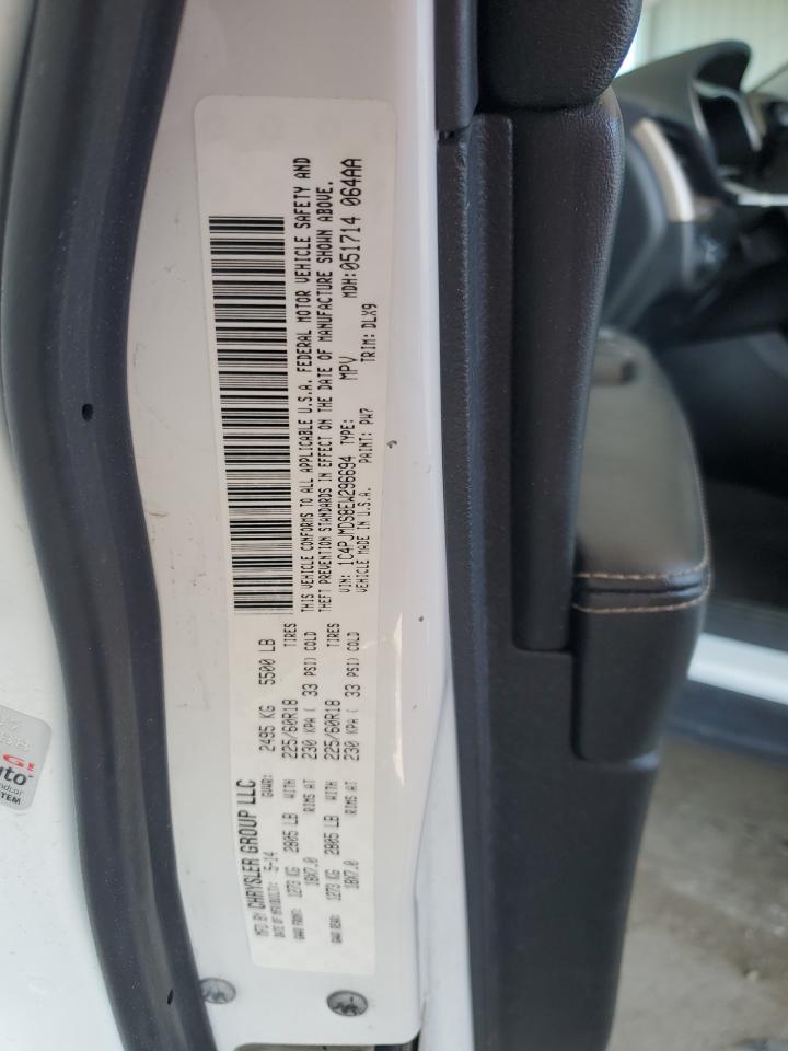 2014 Jeep Cherokee Limited VIN: 1C4PJMDS8EW296694 Lot: 80722495