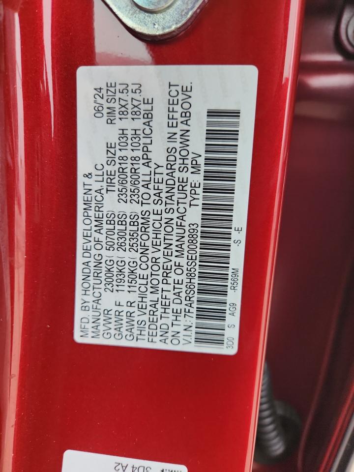 2025 Honda Cr-V Sport-L VIN: 7FARS6H85SE008893 Lot: 81411645