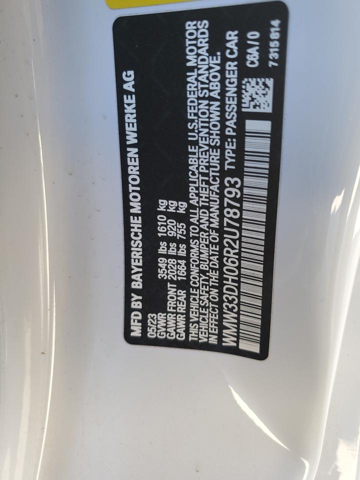 2024 Mini Cooper VIN: WMW33DH06R2U78793 Lot: 83971005