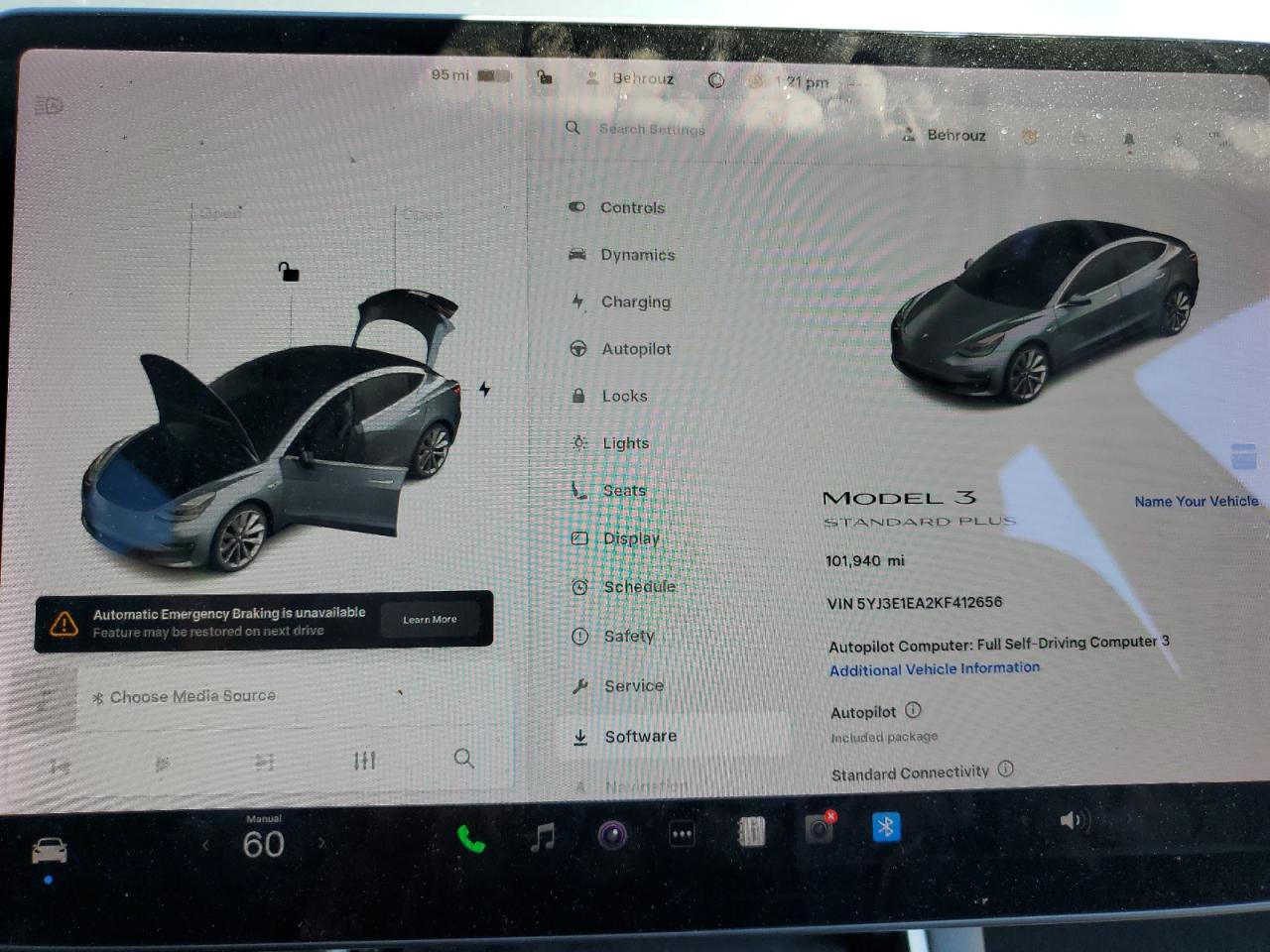 2019 Tesla Model 3 VIN: 5YJ3E1EA2KF412656 Lot: 84173715