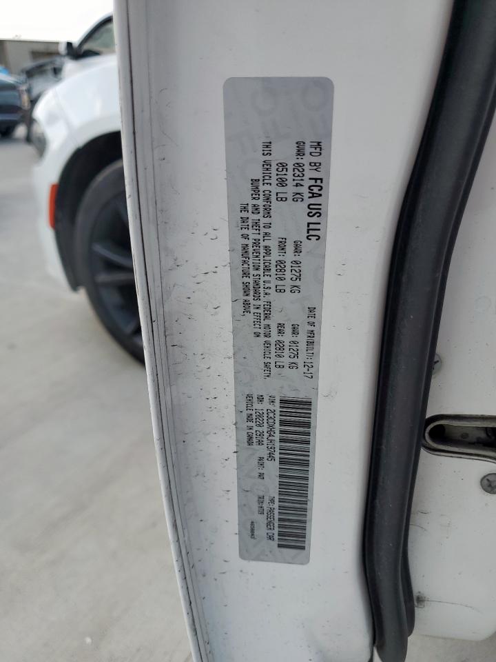 2018 Dodge Charger Sxt Plus VIN: 2C3CDXHG4JH197445 Lot: 81025905